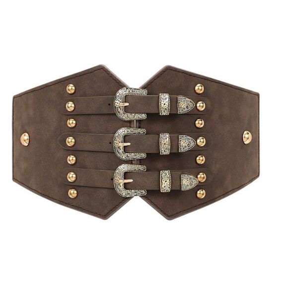 Wide Corset Waist Belt  main image 5